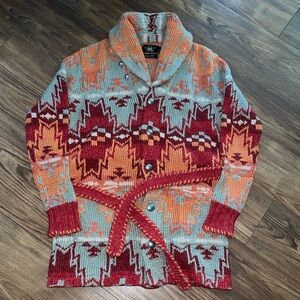 RRL Ambrosia Hand-Knit Shawl Cardigan